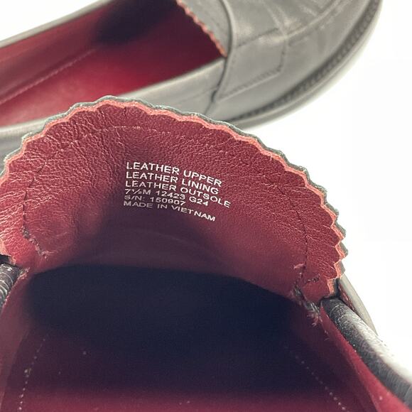 NEW Tory Burch Women’s Classic Goat Leather Loafers Black Size 7.5M - Picture 5 of 10